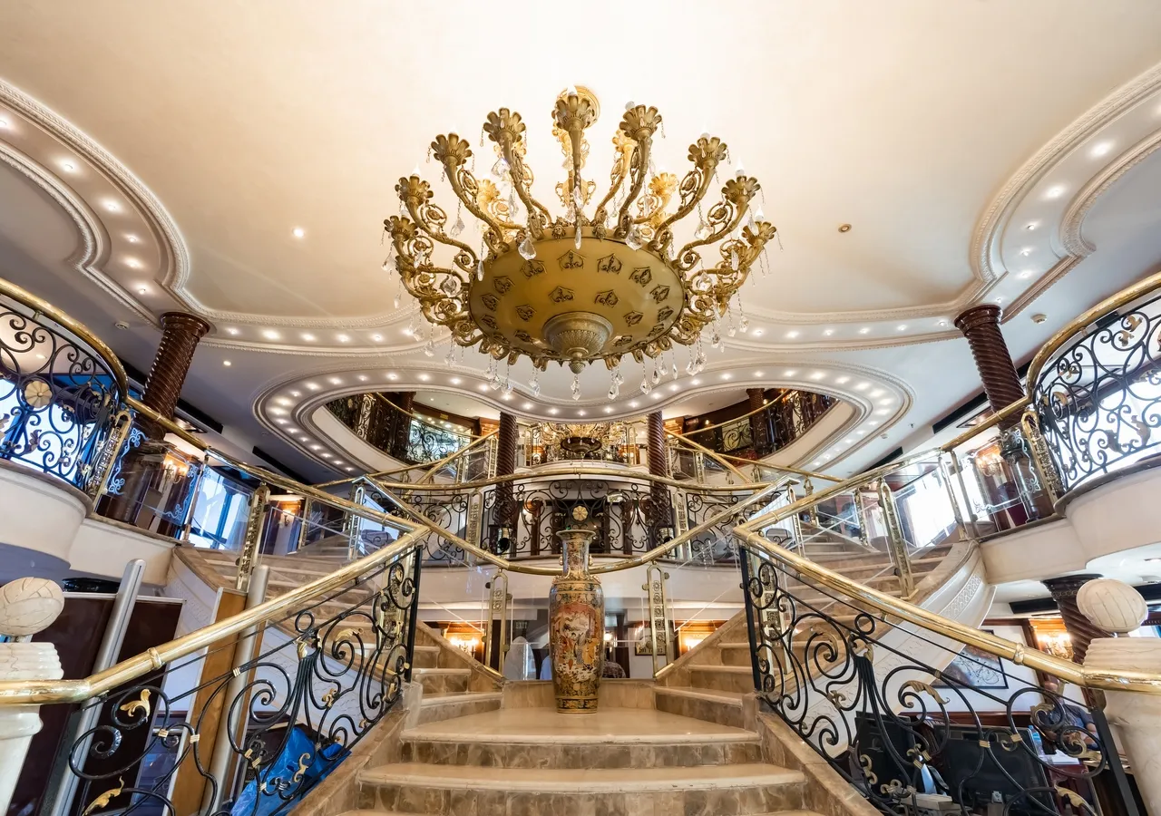 Lobby of the MS Monica Nile Cruise Nile cruise